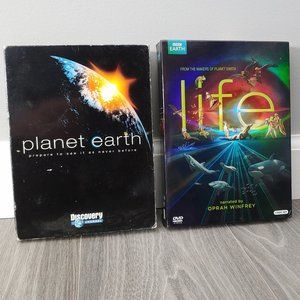 BBC Earth and Discovery Channel Documentary Series Planet Earth and Life 9 DVD